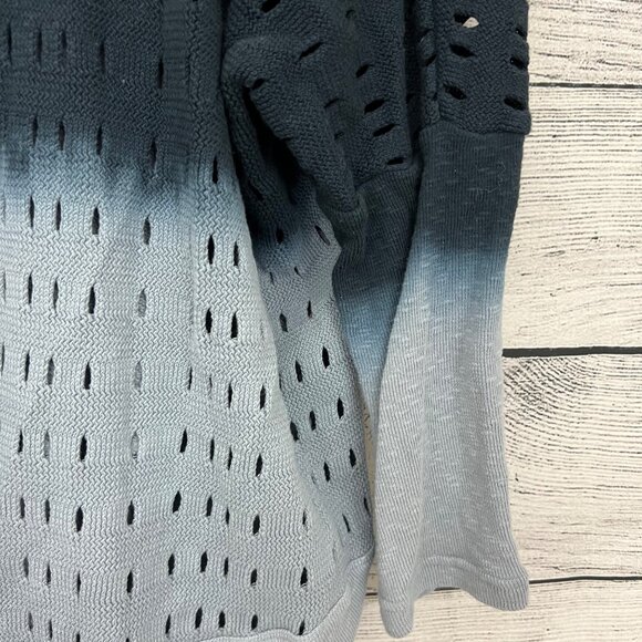 Wearables Gradient Knit Tunic With Cowl Neck & Ruffle Hem, Size S - Picture 3 of 3